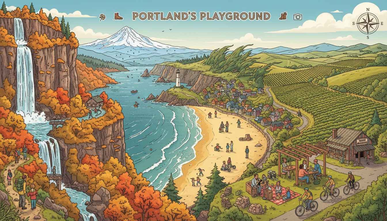 best places to visit near portland oregon