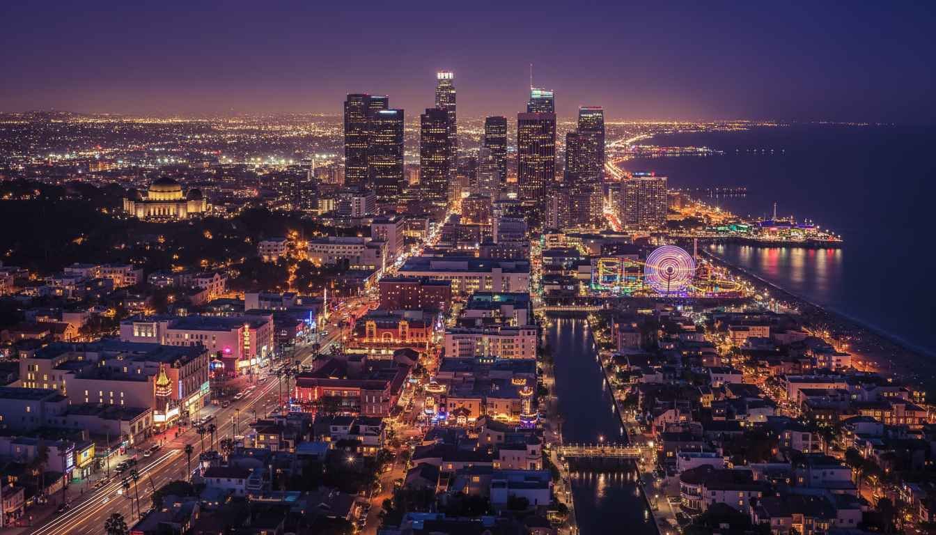 los angeles places to visit at night