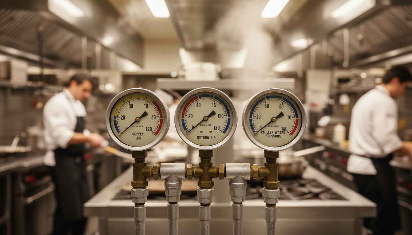 analog hvac gauges