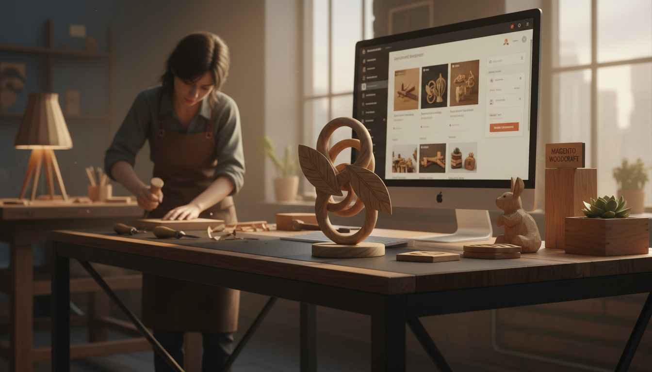 magento e-commerce platform wood projects