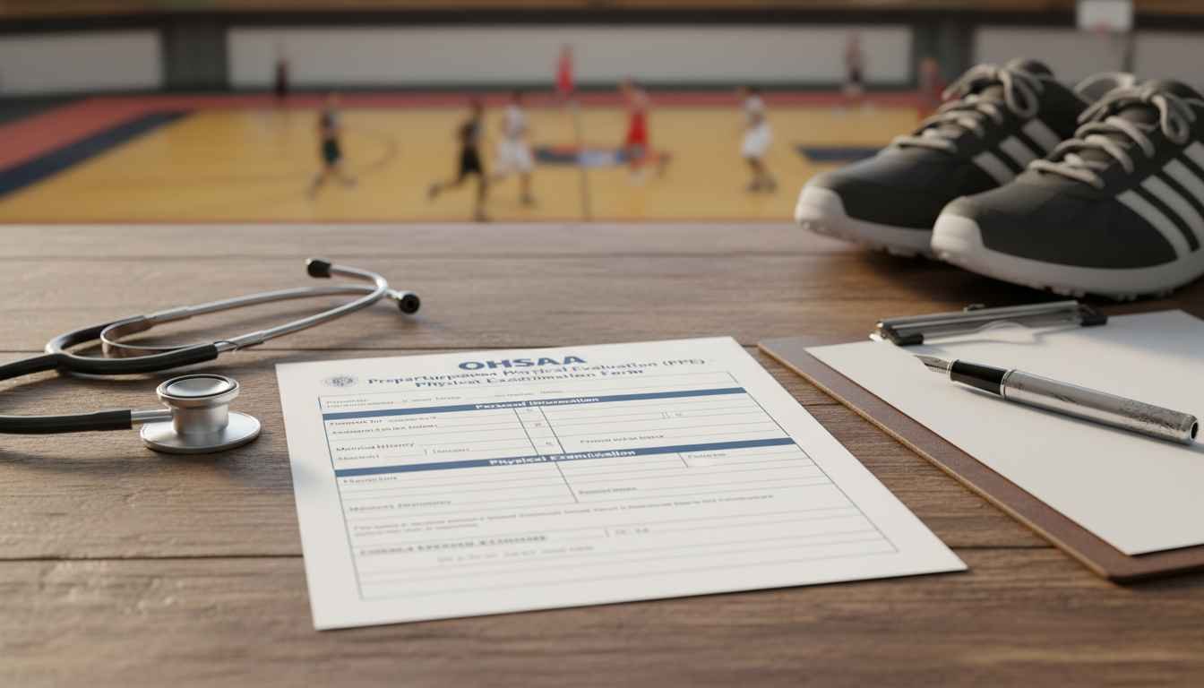 ohio sports physical form