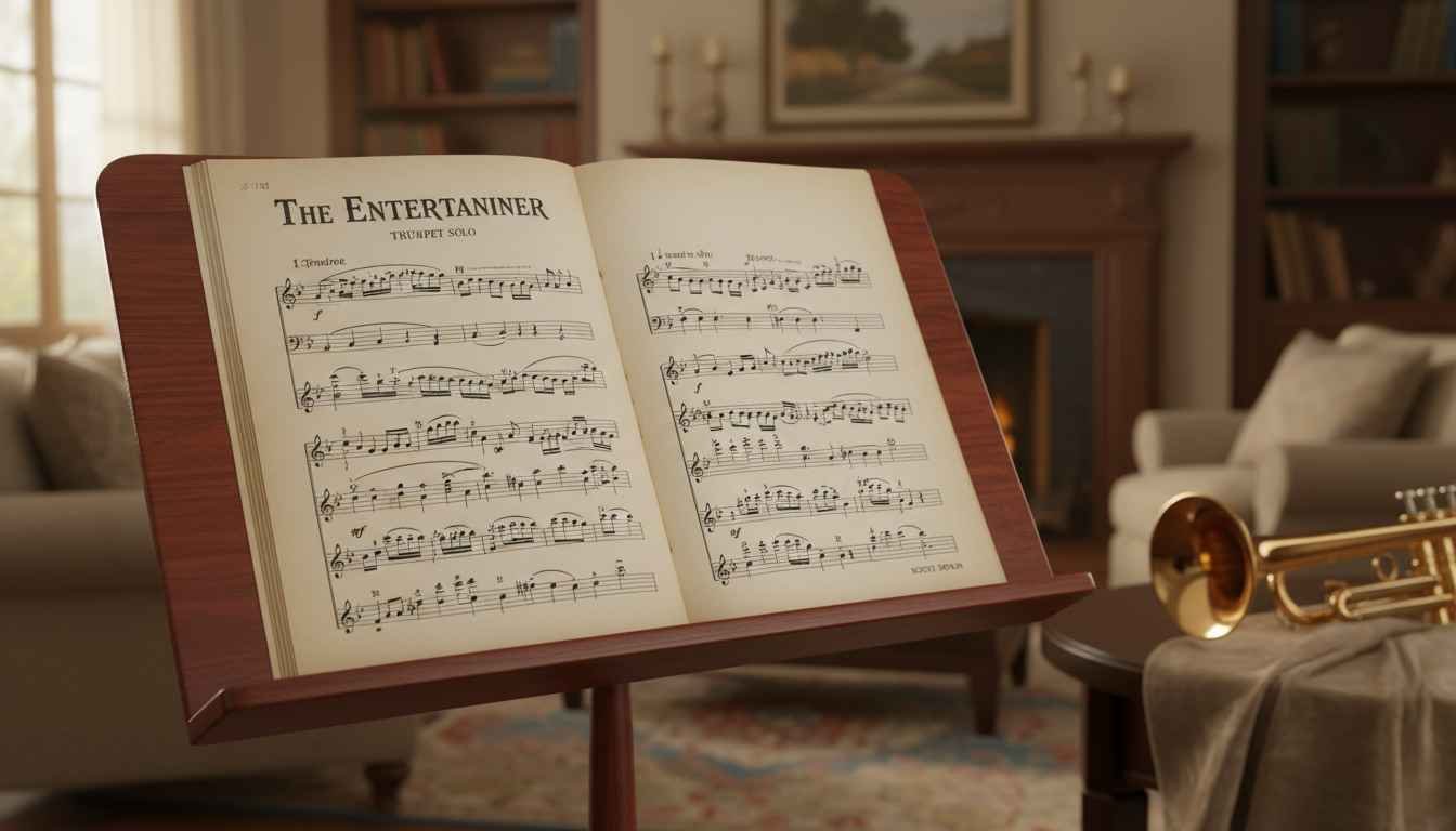 the entertainer trumpet sheet music