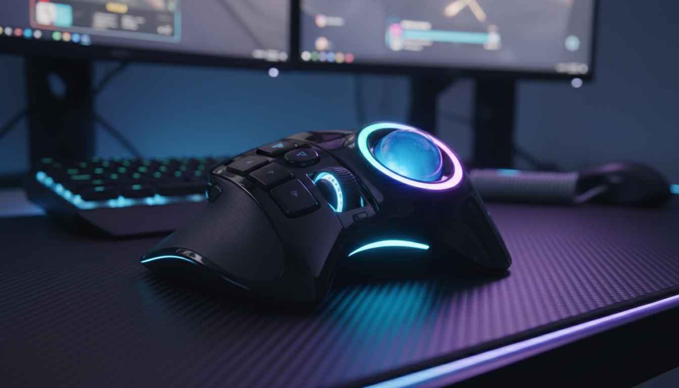 trackball gaming controller